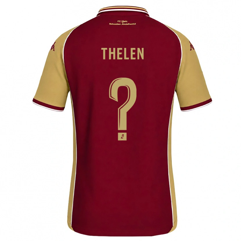 Danxen Herren Eliot Thelen #0 Goldrute Dunkelrot Heimtrikot Trikot 2026/27 T-Shirt Schweiz