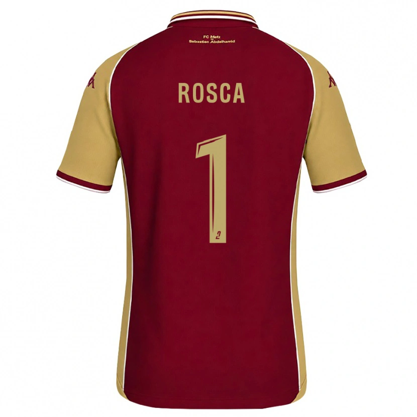 Danxen Herren Daniel Rosca #1 Goldrute Dunkelrot Heimtrikot Trikot 2026/27 T-Shirt Schweiz