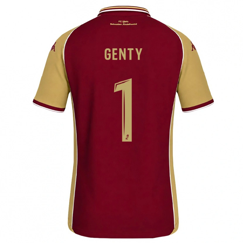 Danxen Herren Julie Genty #1 Goldrute Dunkelrot Heimtrikot Trikot 2026/27 T-Shirt Schweiz