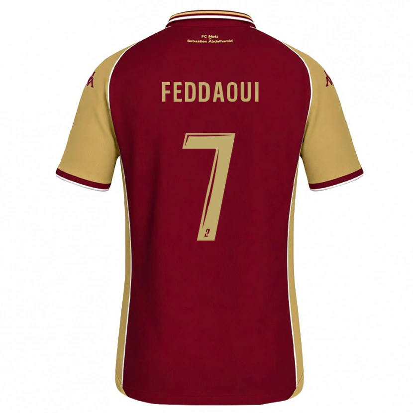 Danxen Herren Leina Feddaoui #7 Goldrute Dunkelrot Heimtrikot Trikot 2026/27 T-Shirt Schweiz