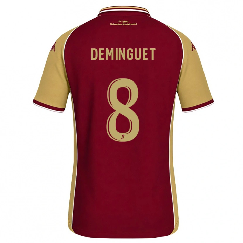 Danxen Herren Jessy Deminguet #8 Goldrute Dunkelrot Heimtrikot Trikot 2026/27 T-Shirt Schweiz