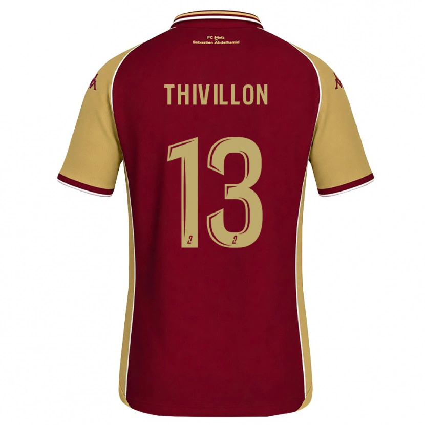Danxen Herren Lina Thivillon #13 Goldrute Dunkelrot Heimtrikot Trikot 2026/27 T-Shirt Schweiz
