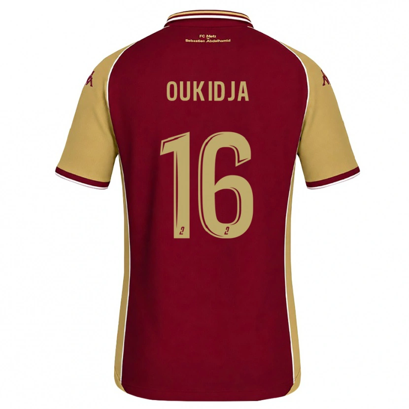 Danxen Herren Alexandre Oukidja #16 Goldrute Dunkelrot Heimtrikot Trikot 2026/27 T-Shirt Schweiz
