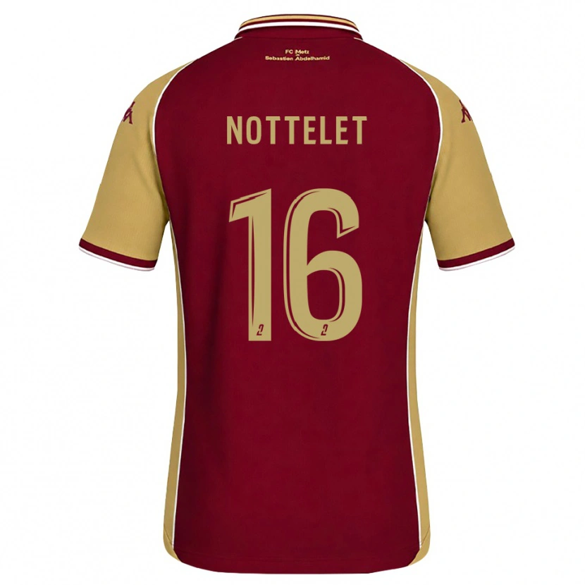 Danxen Herren Gillian Nottelet #16 Goldrute Dunkelrot Heimtrikot Trikot 2026/27 T-Shirt Schweiz
