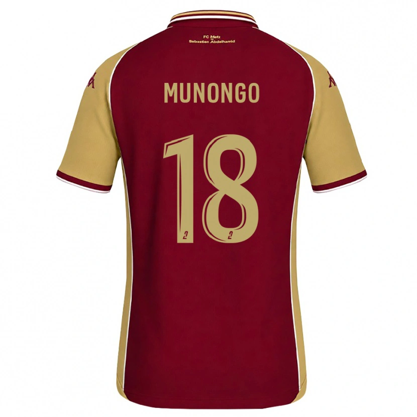Danxen Herren Believe Munongo #18 Goldrute Dunkelrot Heimtrikot Trikot 2026/27 T-Shirt Schweiz