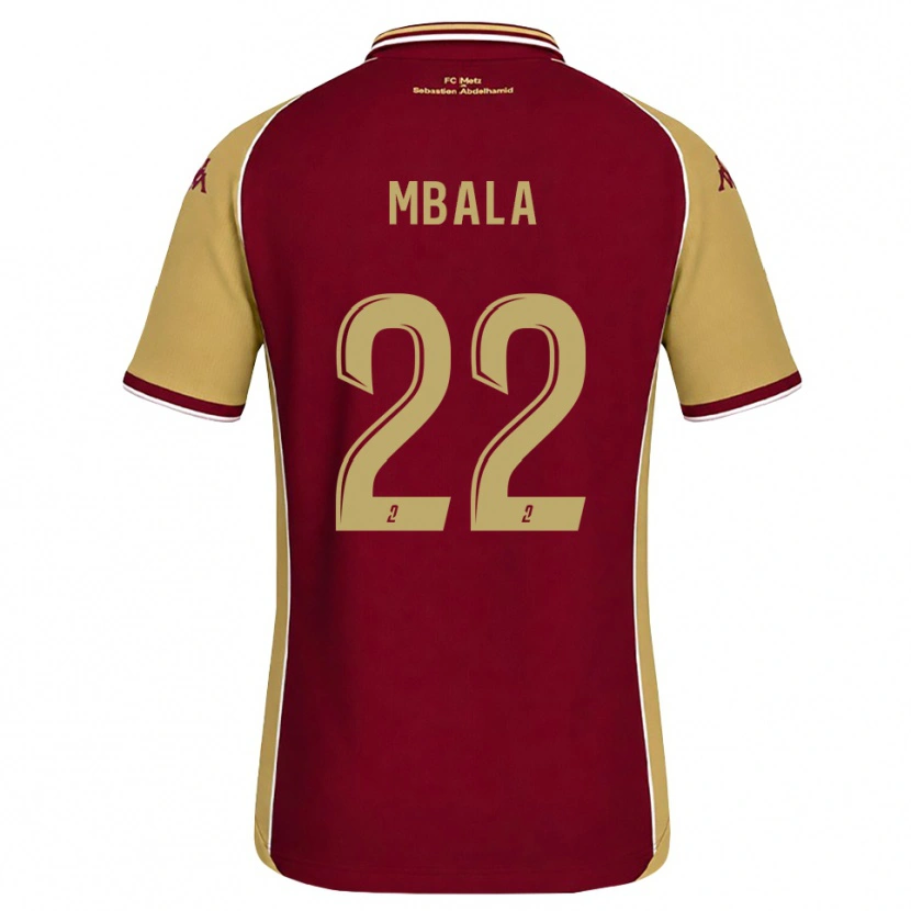 Danxen Herren Nathan Mbala #22 Goldrute Dunkelrot Heimtrikot Trikot 2026/27 T-Shirt Schweiz