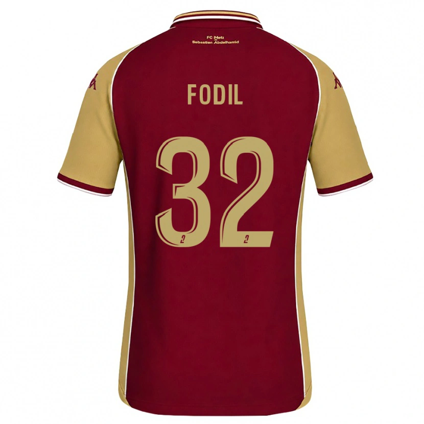 Danxen Herren Maria Fodil #32 Goldrute Dunkelrot Heimtrikot Trikot 2026/27 T-Shirt Schweiz