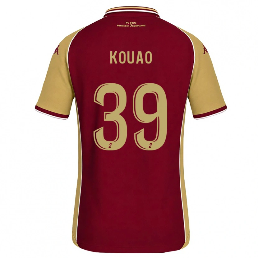 Danxen Herren Koffi Kouao #39 Goldrute Dunkelrot Heimtrikot Trikot 2026/27 T-Shirt Schweiz