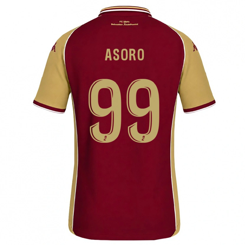 Danxen Herren Joel Asoro #99 Goldrute Dunkelrot Heimtrikot Trikot 2026/27 T-Shirt Schweiz