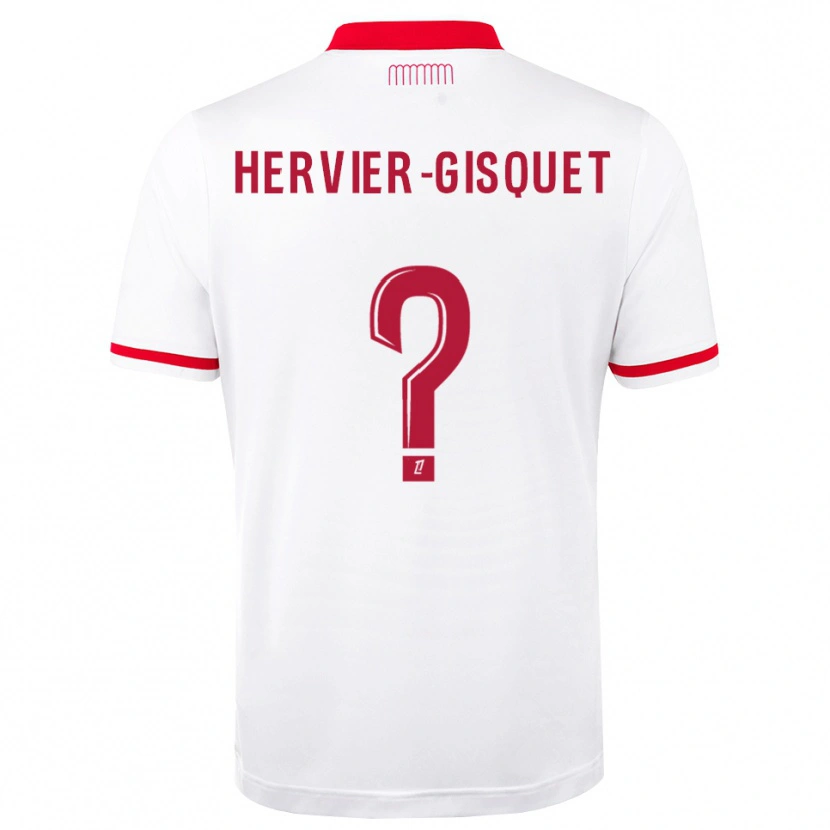 Danxen Herren Théo Hervier-Gisquet #0 Rot Weiß Heimtrikot Trikot 2026/27 T-Shirt Schweiz