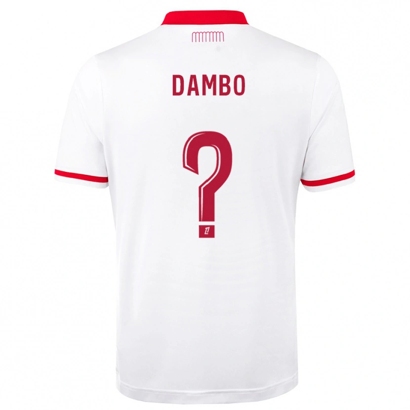 Danxen Herren Andreas Dambo #0 Rot Weiß Heimtrikot Trikot 2026/27 T-Shirt Schweiz