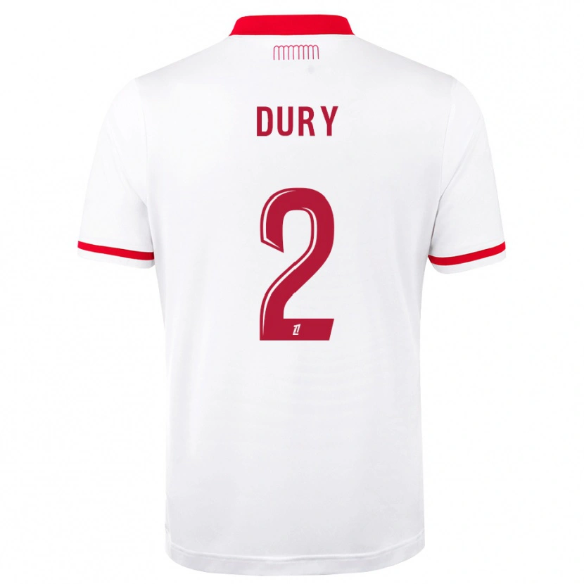 Danxen Herren Eloan Dury #2 Rot Weiß Heimtrikot Trikot 2026/27 T-Shirt Schweiz