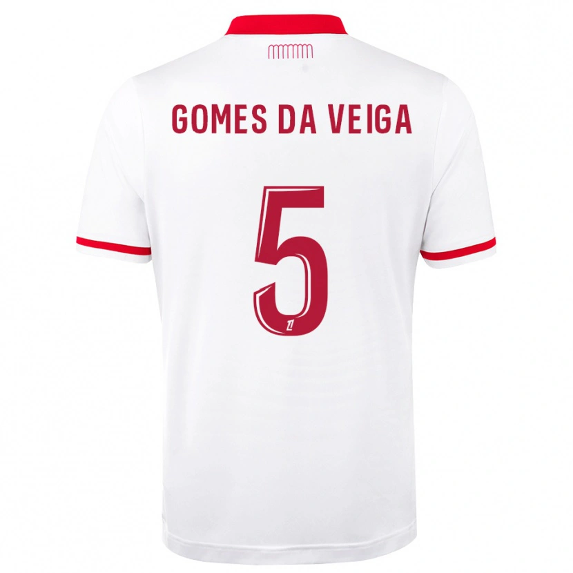 Danxen Herren Melvin Gomes #5 Rot Weiß Heimtrikot Trikot 2026/27 T-Shirt Schweiz