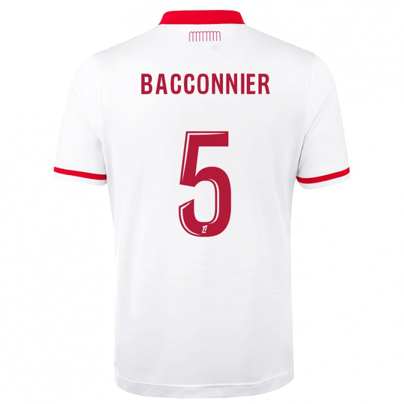 Danxen Herren Kévin Bacconnier #5 Rot Weiß Heimtrikot Trikot 2026/27 T-Shirt Schweiz