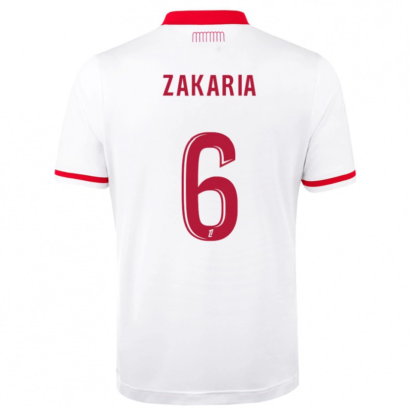 Danxen Herren Denis Zakaria #6 Rot Weiß Heimtrikot Trikot 2026/27 T-Shirt Schweiz