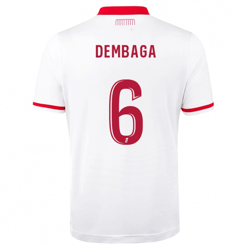 Danxen Herren Boubakar Dembaga #6 Rot Weiß Heimtrikot Trikot 2026/27 T-Shirt Schweiz