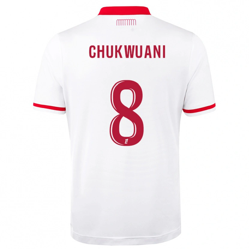 Danxen Herren Ekene Chukwuani #8 Rot Weiß Heimtrikot Trikot 2026/27 T-Shirt Schweiz