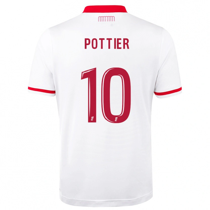 Danxen Herren Morgan Pottier #10 Rot Weiß Heimtrikot Trikot 2026/27 T-Shirt Schweiz