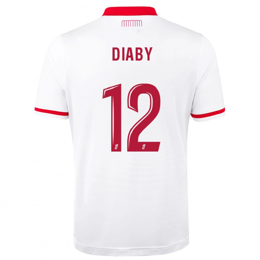 Danxen Herren Mohamed Diaby #12 Rot Weiß Heimtrikot Trikot 2026/27 T-Shirt Schweiz