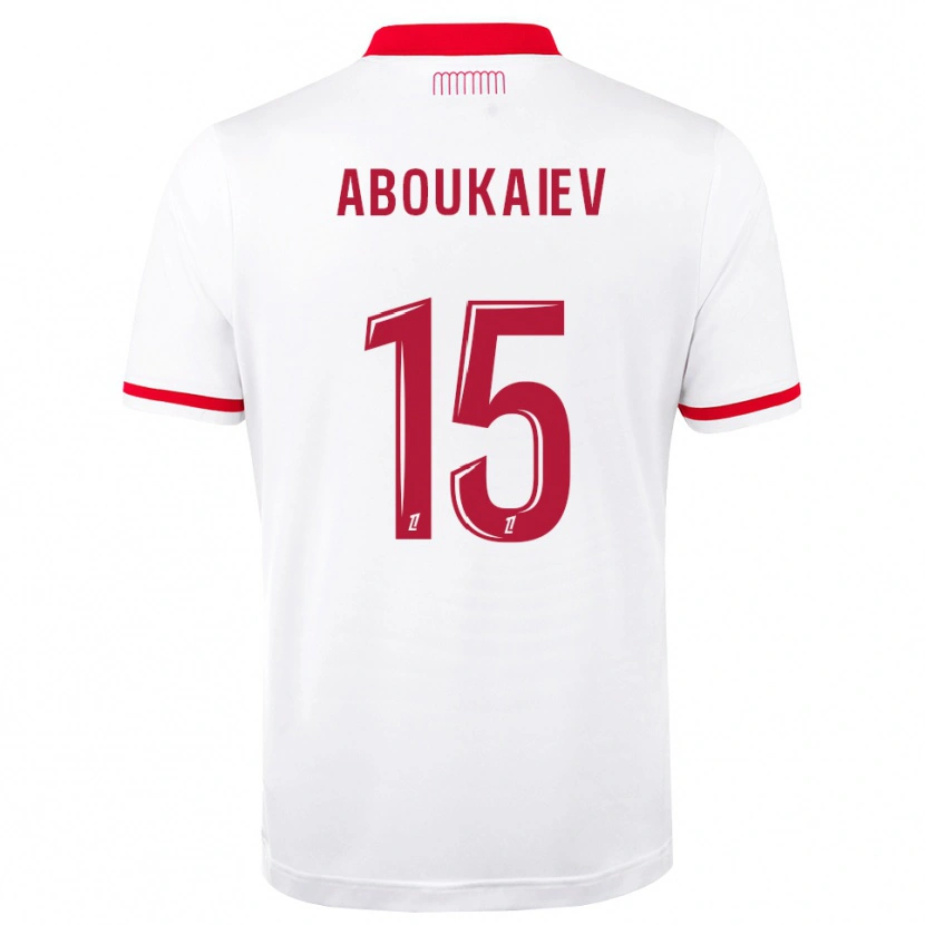Danxen Herren Bekkhan Aboukaiev #15 Rot Weiß Heimtrikot Trikot 2026/27 T-Shirt Schweiz