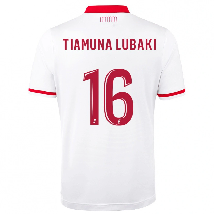 Danxen Herren Loïc Tiamuna Lubaki #16 Rot Weiß Heimtrikot Trikot 2026/27 T-Shirt Schweiz