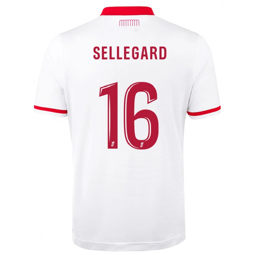 Danxen Herren Alexander Sellegard #16 Rot Weiß Heimtrikot Trikot 2026/27 T-Shirt Schweiz