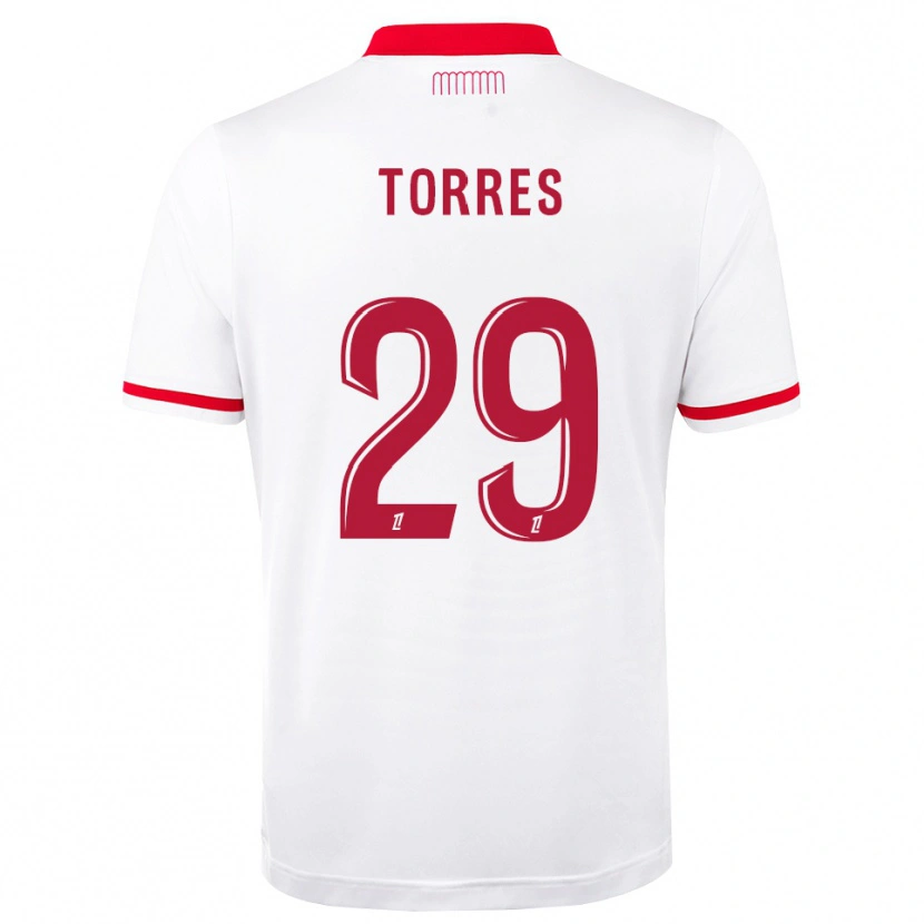 Danxen Herren Louis Torres #29 Rot Weiß Heimtrikot Trikot 2026/27 T-Shirt Schweiz