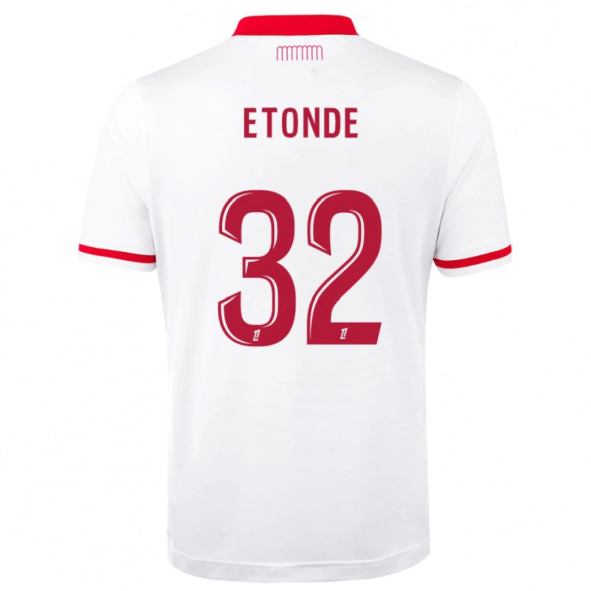 Danxen Herren Romaric Etonde #32 Rot Weiß Heimtrikot Trikot 2026/27 T-Shirt Schweiz