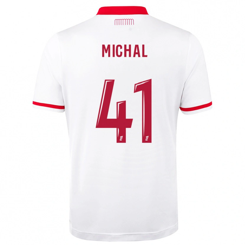 Danxen Herren Lucas Michal #41 Rot Weiß Heimtrikot Trikot 2026/27 T-Shirt Schweiz
