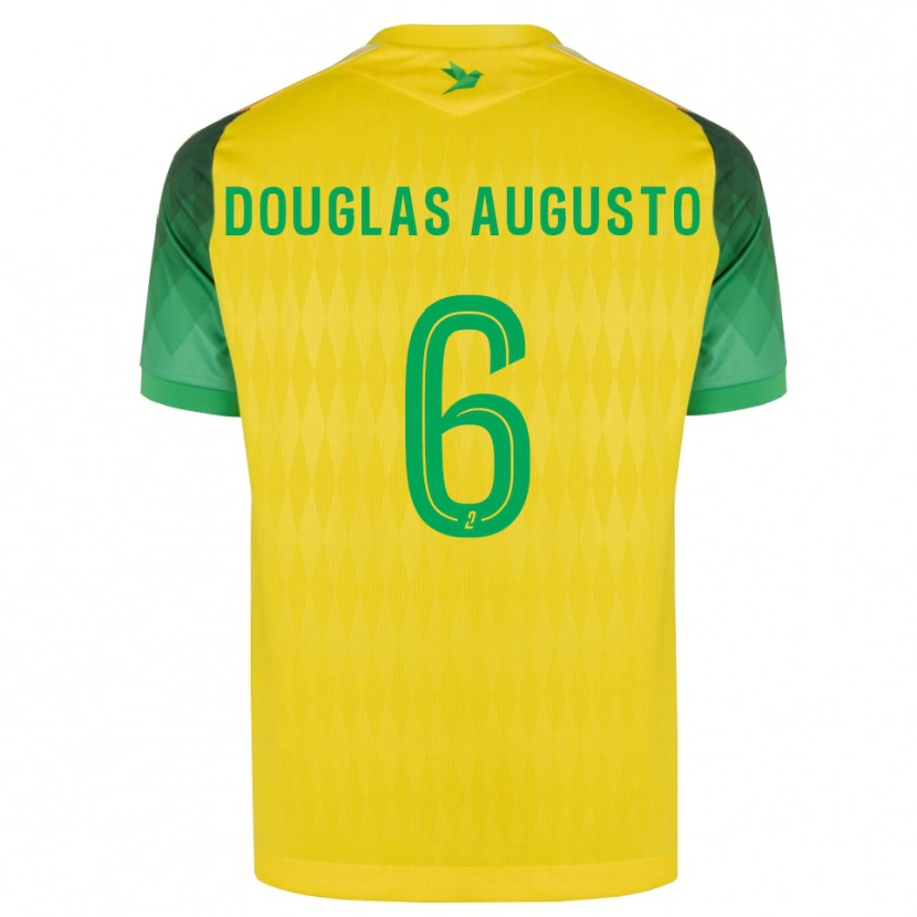Danxen Herren Douglas Augusto #6 Gelb Grün Rot Heimtrikot Trikot 2026/27 T-Shirt Schweiz