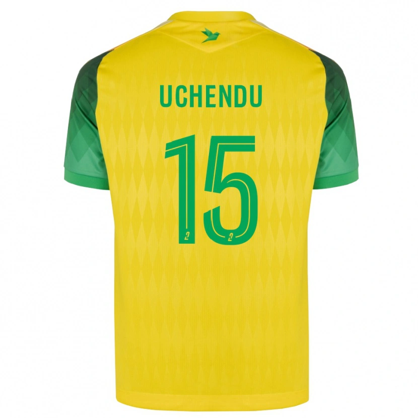 Danxen Herren Chinaza Uchendu #15 Gelb Grün Rot Heimtrikot Trikot 2026/27 T-Shirt Schweiz