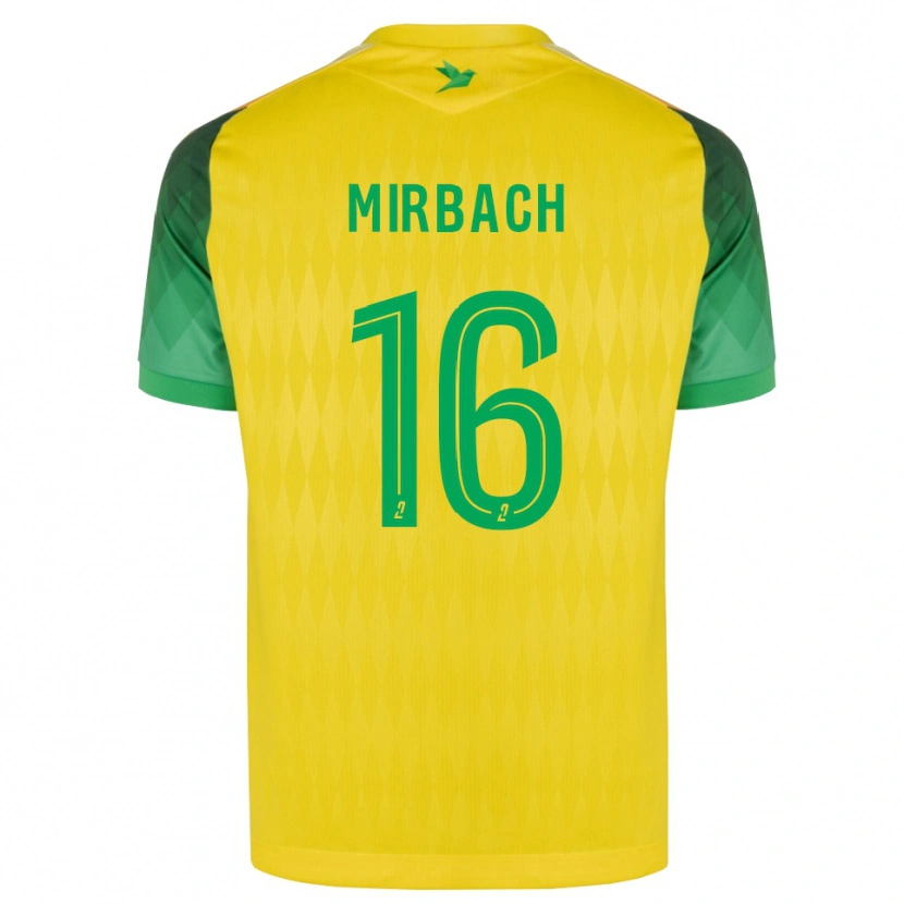 Danxen Herren Alexis Mirbach #16 Gelb Grün Rot Heimtrikot Trikot 2026/27 T-Shirt Schweiz