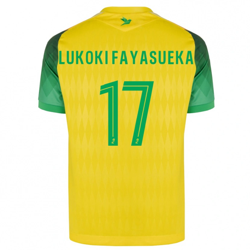Danxen Herren Kévin Lukoki Fayasueka #17 Gelb Grün Rot Heimtrikot Trikot 2026/27 T-Shirt Schweiz