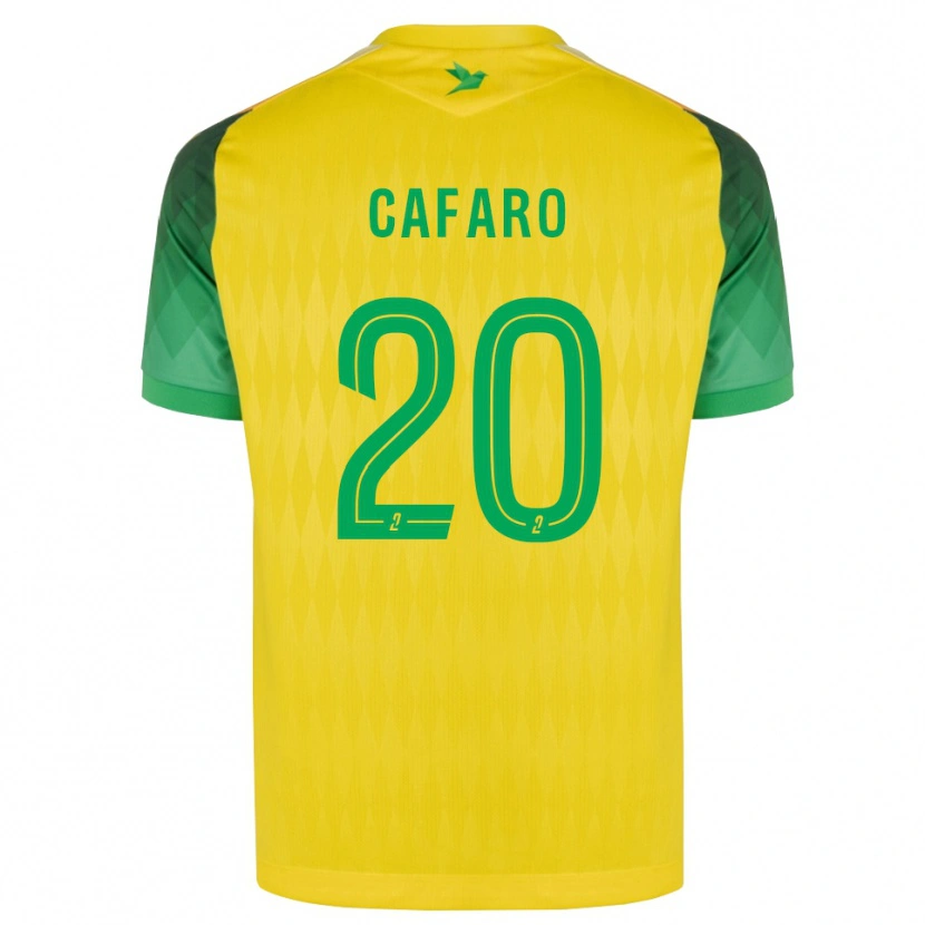 Danxen Herren Mathieu Cafaro #20 Gelb Grün Rot Heimtrikot Trikot 2026/27 T-Shirt Schweiz
