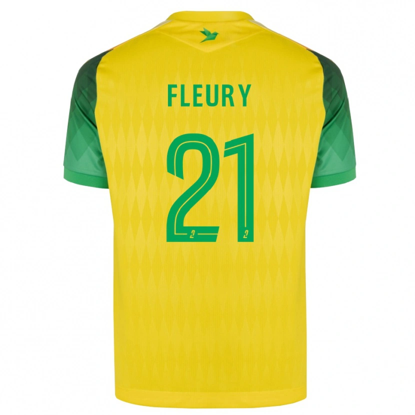 Danxen Herren Louise Fleury #21 Gelb Grün Rot Heimtrikot Trikot 2026/27 T-Shirt Schweiz