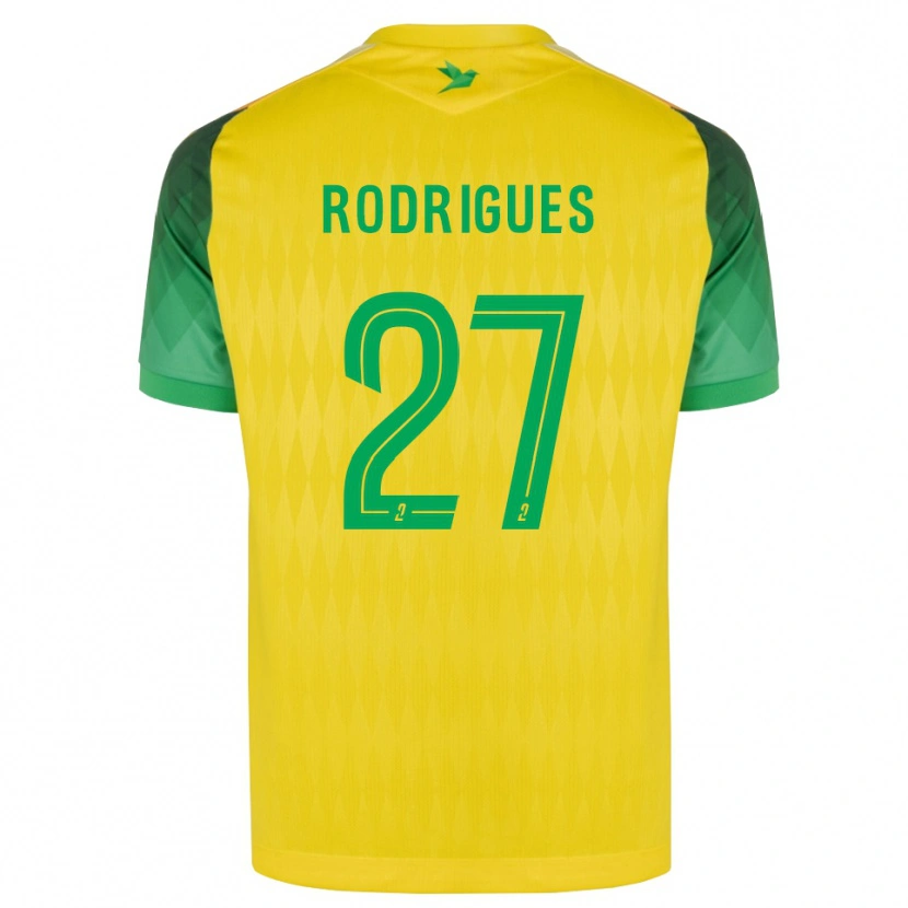Danxen Herren Nelly Rodrigues #27 Gelb Grün Rot Heimtrikot Trikot 2026/27 T-Shirt Schweiz