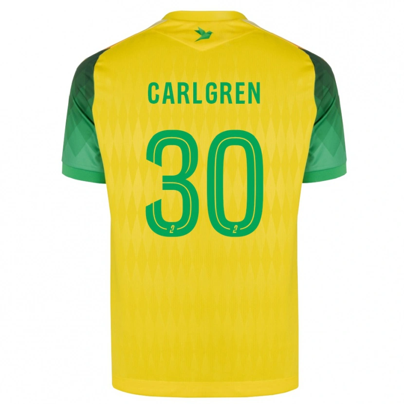 Danxen Herren Patrik Carlgren #30 Gelb Grün Rot Heimtrikot Trikot 2026/27 T-Shirt Schweiz