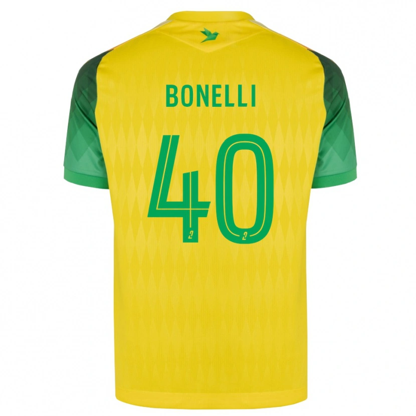 Danxen Herren Lucas Bonelli #40 Gelb Grün Rot Heimtrikot Trikot 2026/27 T-Shirt Schweiz