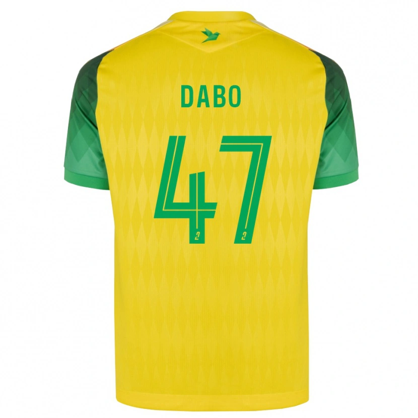 Danxen Herren Moustapha Dabo #47 Gelb Grün Rot Heimtrikot Trikot 2026/27 T-Shirt Schweiz