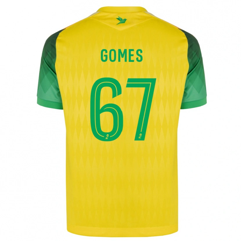 Danxen Herren Malang Gomes #67 Gelb Grün Rot Heimtrikot Trikot 2026/27 T-Shirt Schweiz