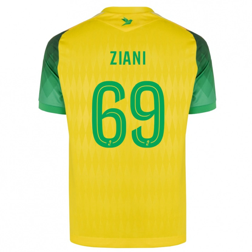 Danxen Herren Sacha Ziani #69 Gelb Grün Rot Heimtrikot Trikot 2026/27 T-Shirt Schweiz
