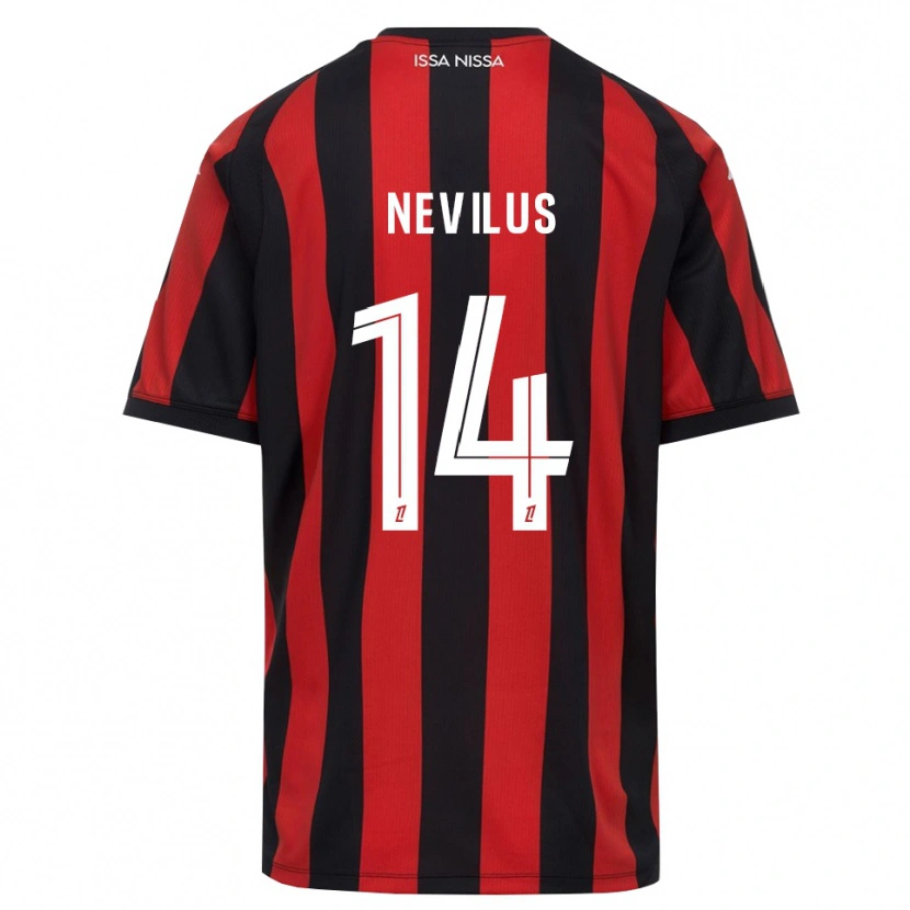 Danxen Herren Anthonyo Nevilus #14 Rot Schwarz Weiß Heimtrikot Trikot 2026/27 T-Shirt Schweiz