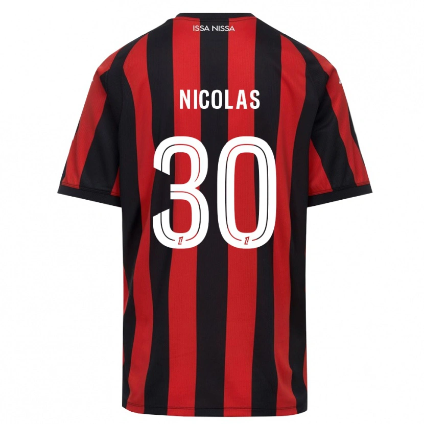 Danxen Herren Lina-Lou Nicolas #30 Rot Schwarz Weiß Heimtrikot Trikot 2026/27 T-Shirt Schweiz