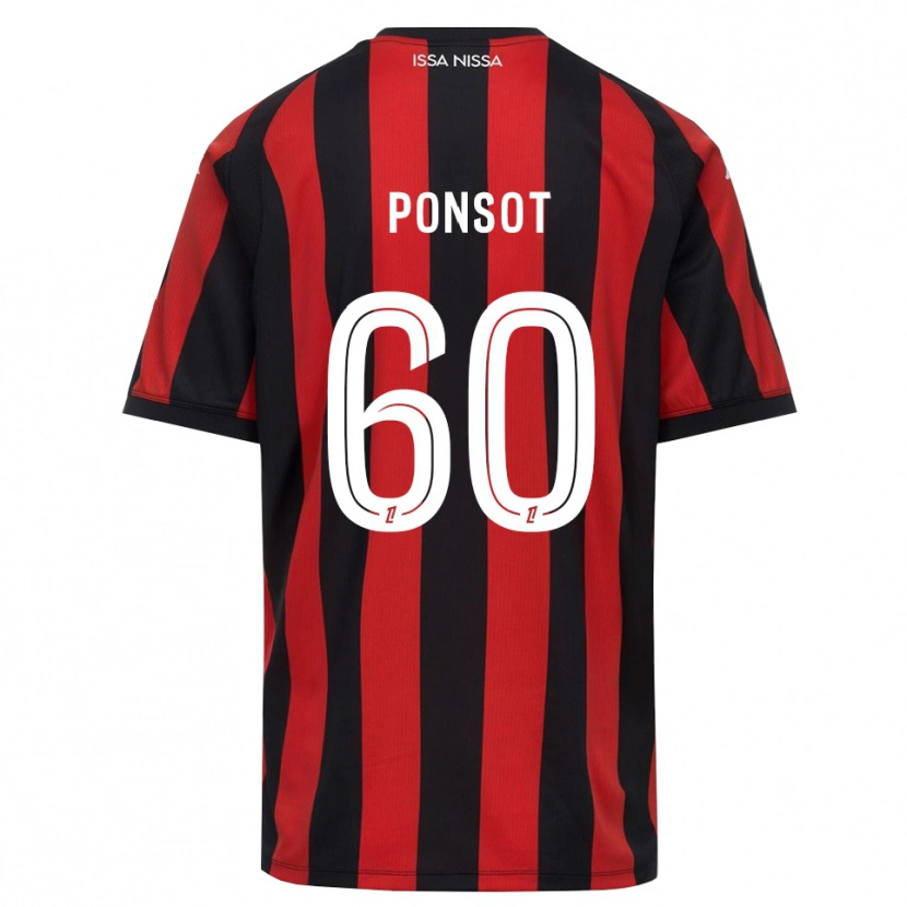 Danxen Herren Martin Ponsot #60 Rot Schwarz Weiß Heimtrikot Trikot 2026/27 T-Shirt Schweiz