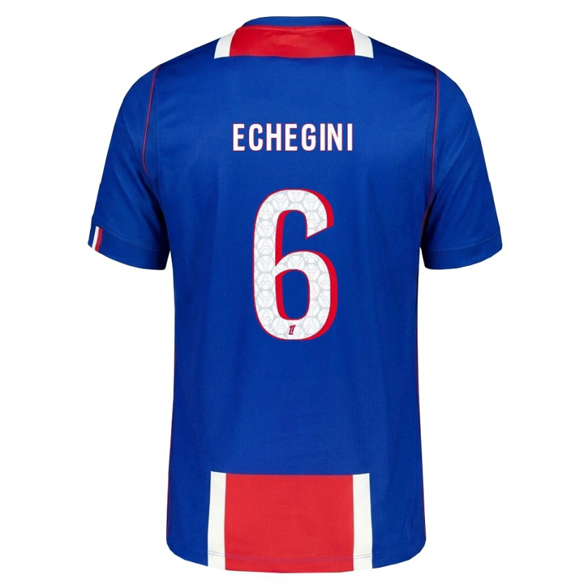 Danxen Herren Joe Echegini #6 Rot Weiß Blau Heimtrikot Trikot 2026/27 T-Shirt Schweiz