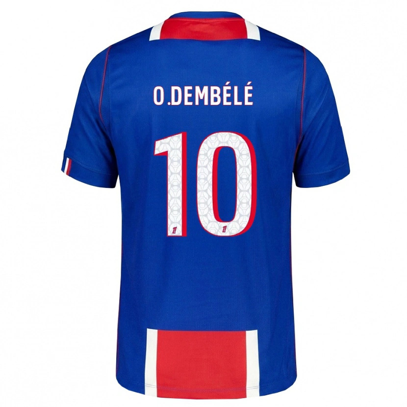 Danxen Herren Ousmane Dembélé #10 Rot Weiß Blau Heimtrikot Trikot 2026/27 T-Shirt Schweiz