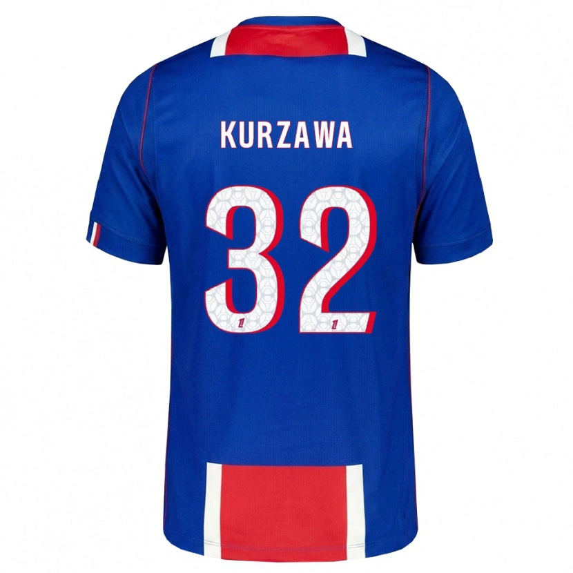 Danxen Herren Layvin Kurzawa #32 Rot Weiß Blau Heimtrikot Trikot 2026/27 T-Shirt Schweiz