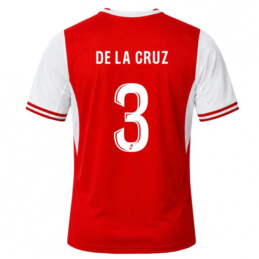 Danxen Herren Maiky De La Cruz #3 Rot Weiß Heimtrikot Trikot 2026/27 T-Shirt Schweiz