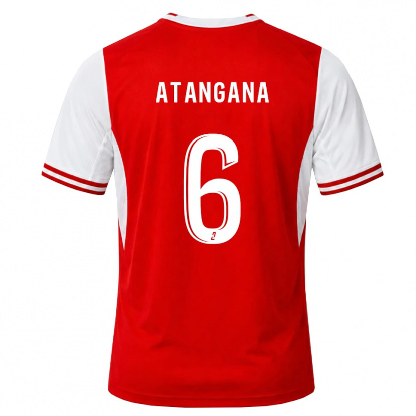 Danxen Herren Valentin Atangana Edoa #6 Rot Weiß Heimtrikot Trikot 2026/27 T-Shirt Schweiz