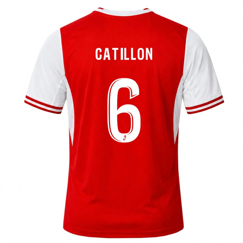 Danxen Herren Eithan Catillon #6 Rot Weiß Heimtrikot Trikot 2026/27 T-Shirt Schweiz